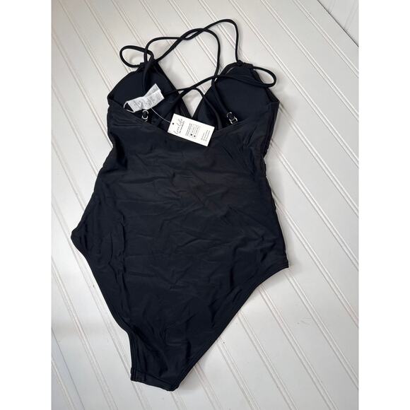 NWT Cupshe Emerge Braided Halter Cutout One Piece Swimsuit Beach BUNDLE Size M - Picture 4 of 6